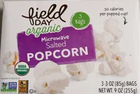 Microwave Salted Popcorn