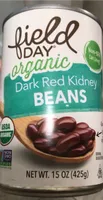 Field day organic dark red kidney beans