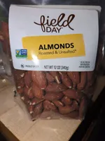 Almonds Roasted And Unsalted