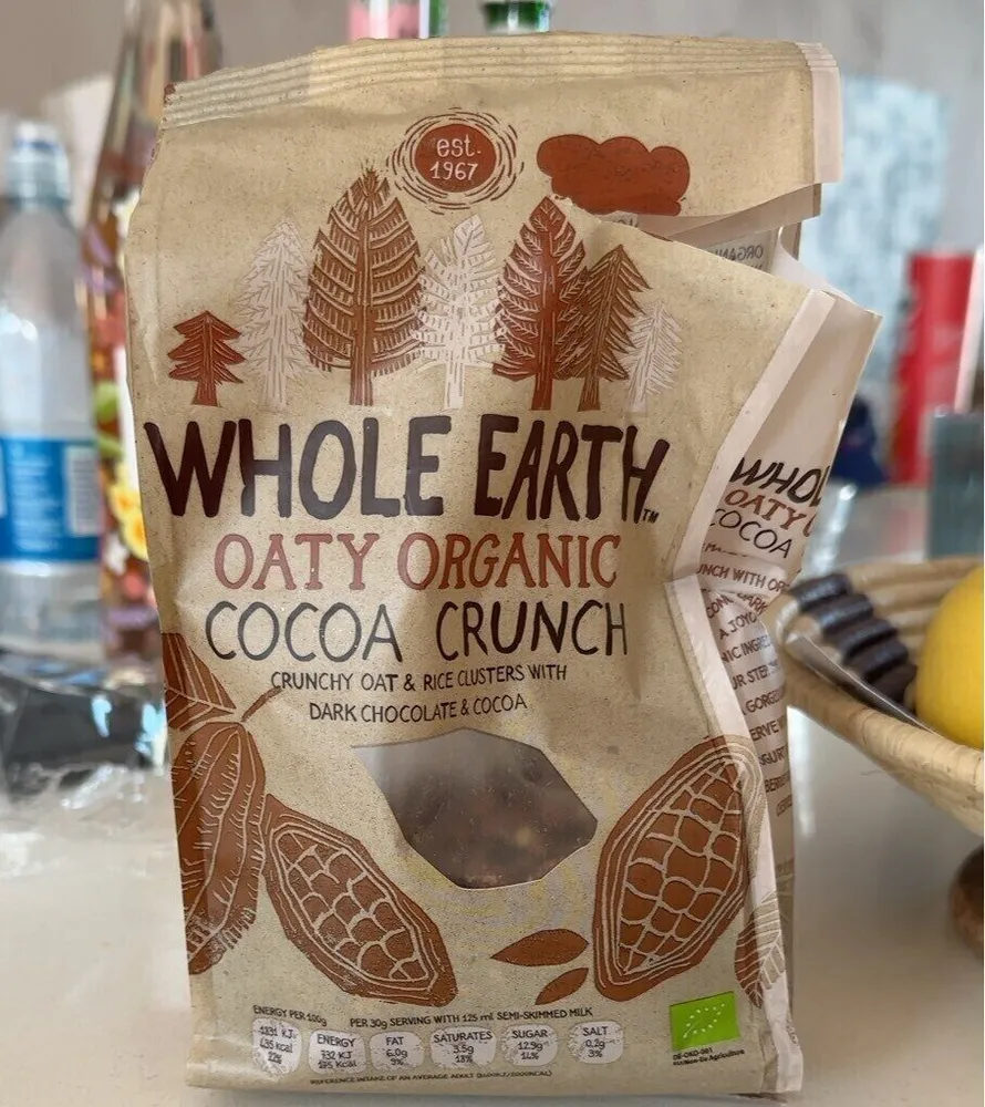 Oaty organic cocoa crunch