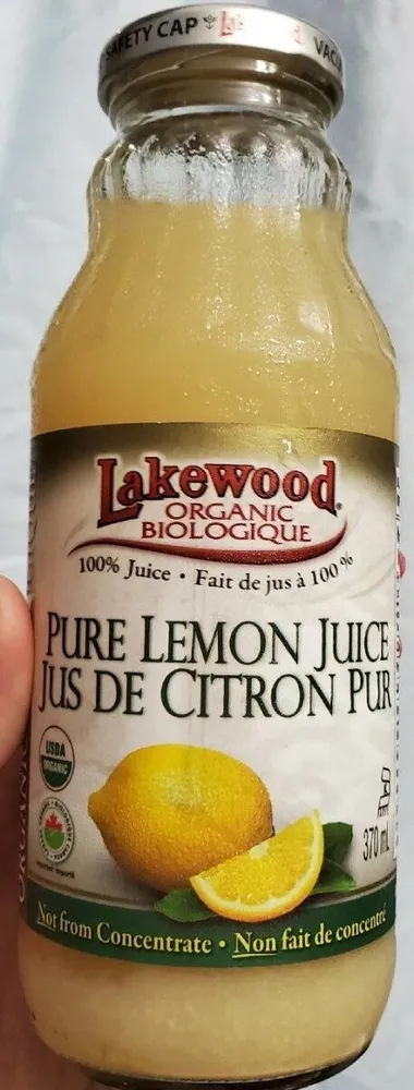 Organic Pure Lemon Juice