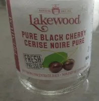Pure black cherry juice