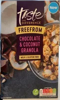 Freefrom chocolate & coconut granola