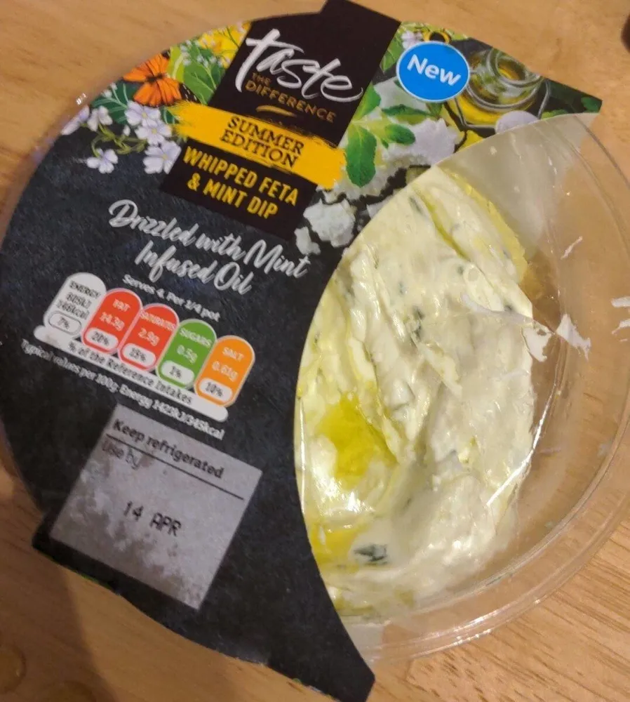 Whipped Feta and mint dip