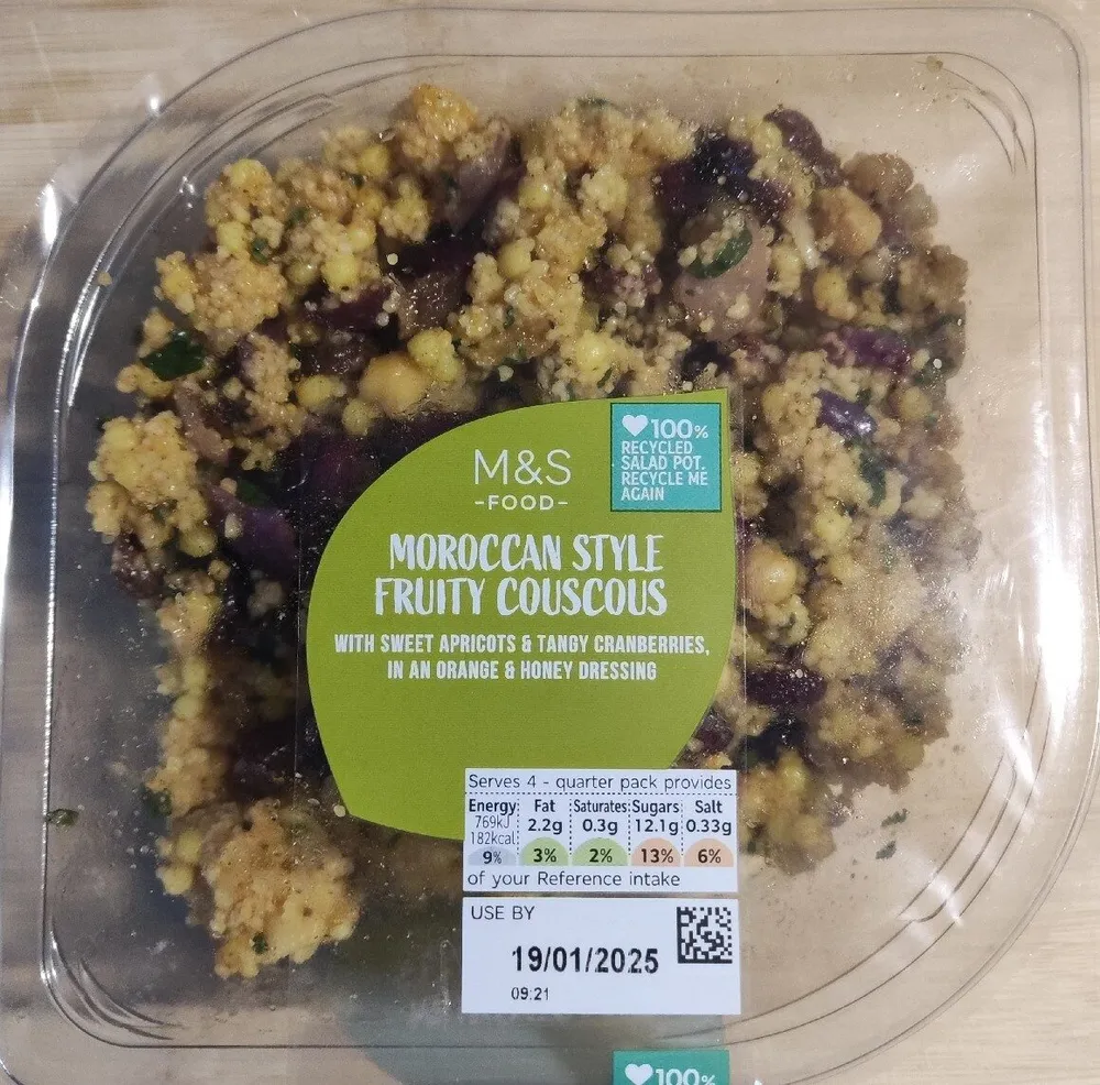Moroccan fruity  couscous