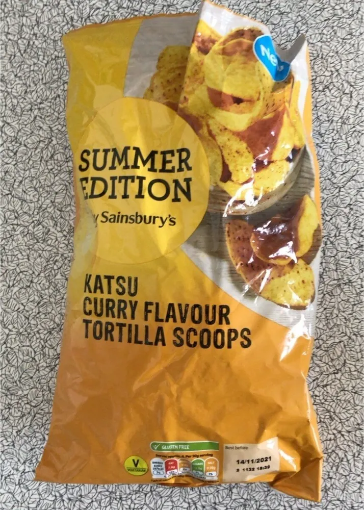 Katsu Curry Flavour Tortilla Scoops