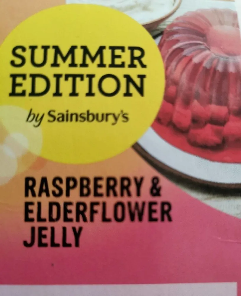 Raspberry & elderflower jelly