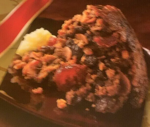 Luxury christmas pudding