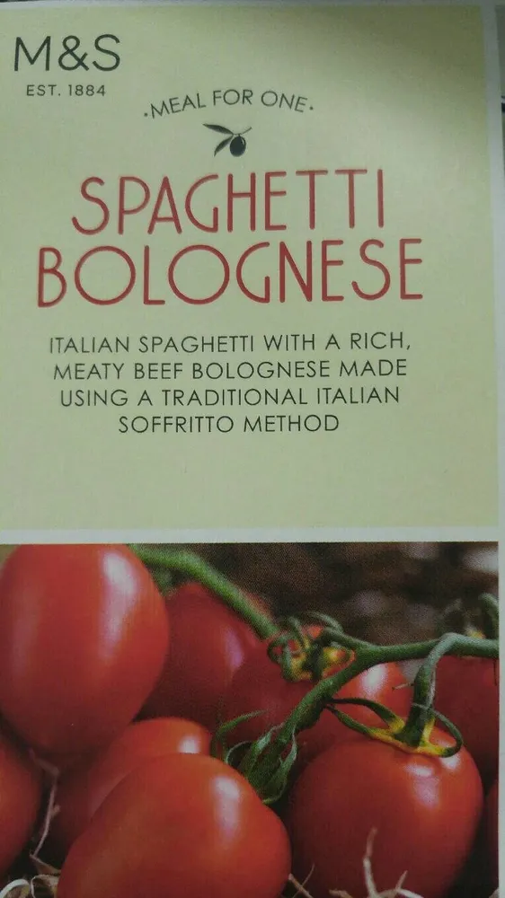 Spaghetti bolognese
