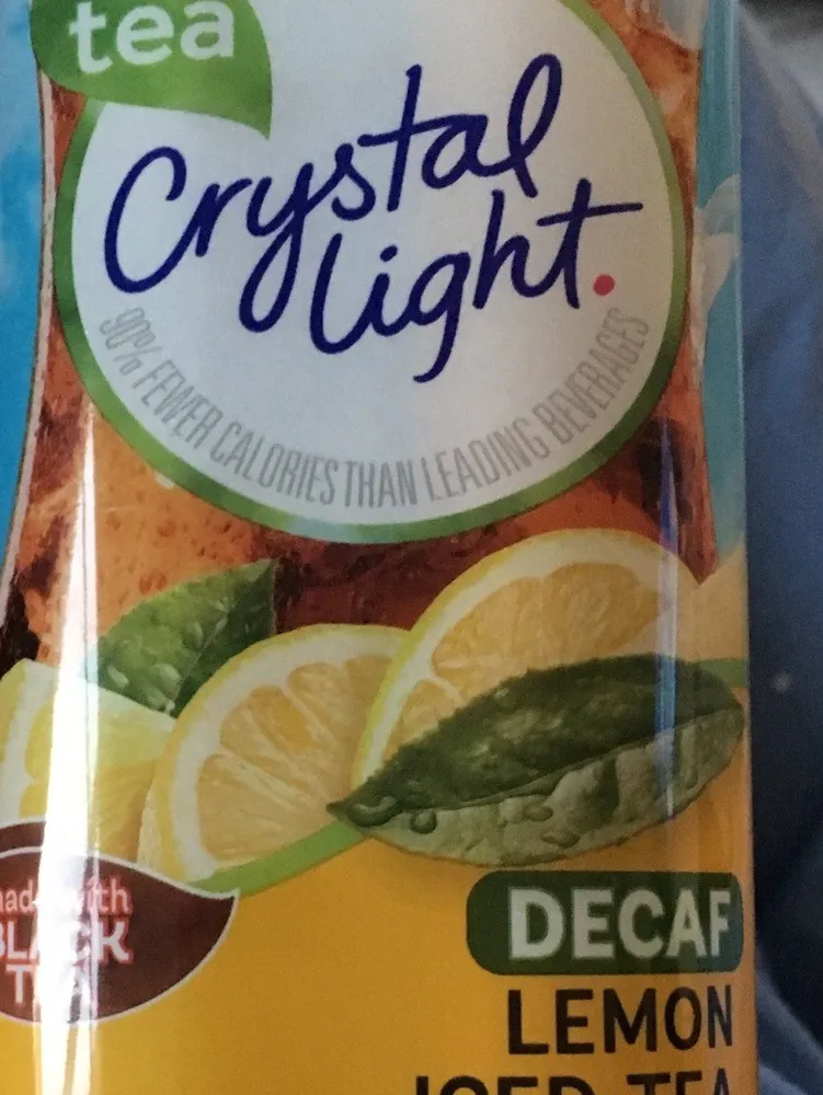 Decaf lemon ice tea