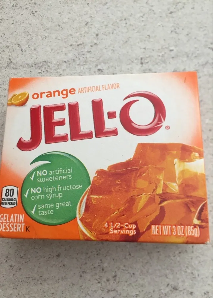 Gelatin Dessert, Orange