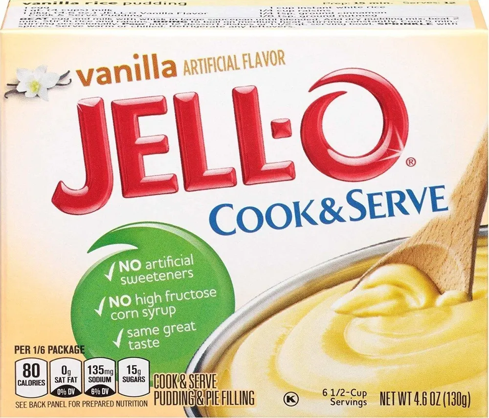 vanilla cook & serve pudding & pie filling