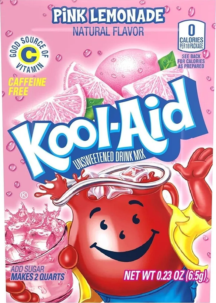 Kool aid pink lemonade drink mix