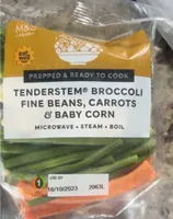 TENDERSTEM® BROCCOLI FINE BEANS, CARROTS & BABY CORN