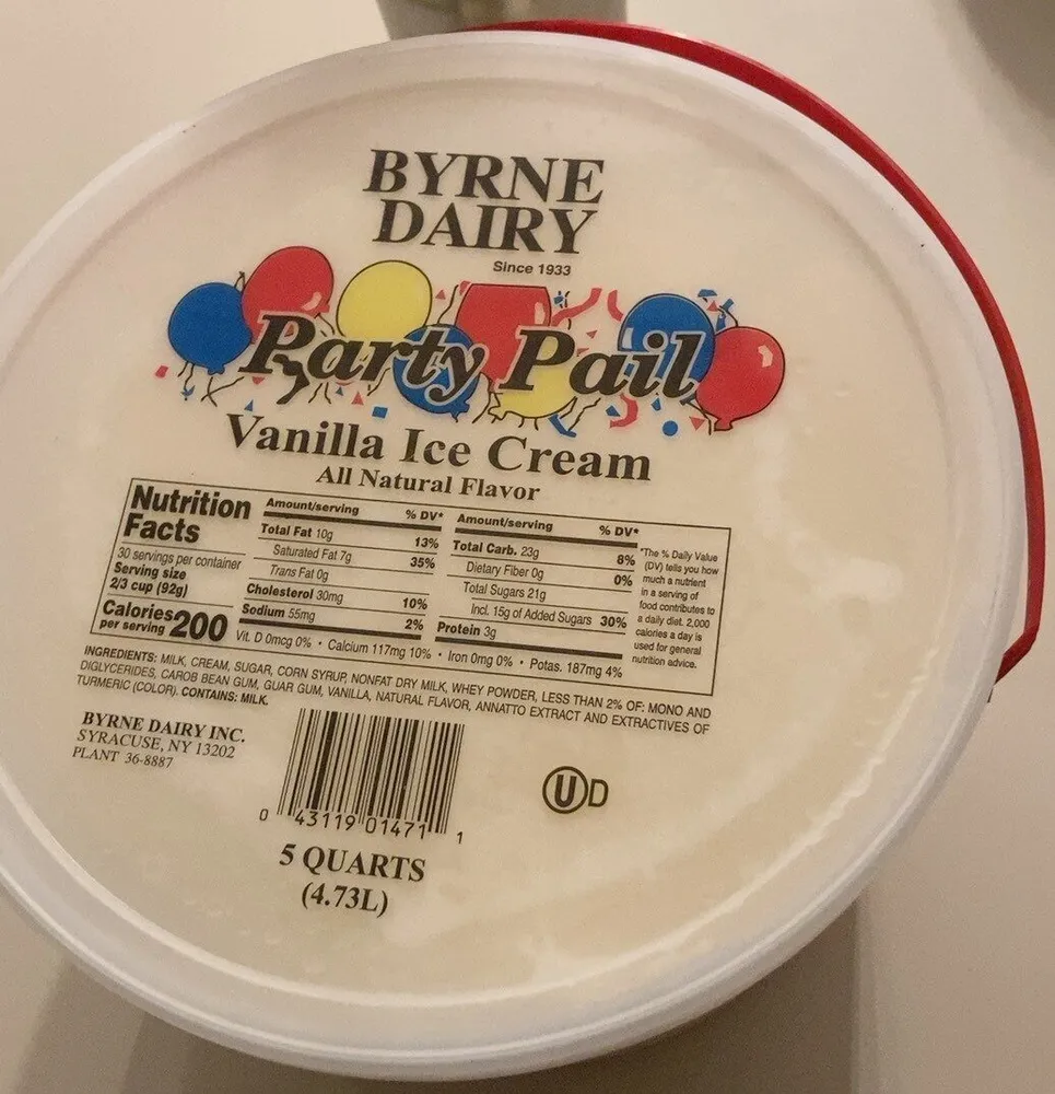 vanilla ice cream