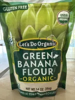 Green banana flour