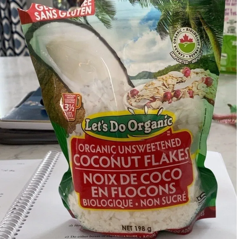Organic Unsweetened Coconut Flakes