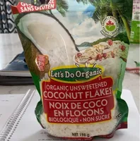 Organic Unsweetened Coconut Flakes