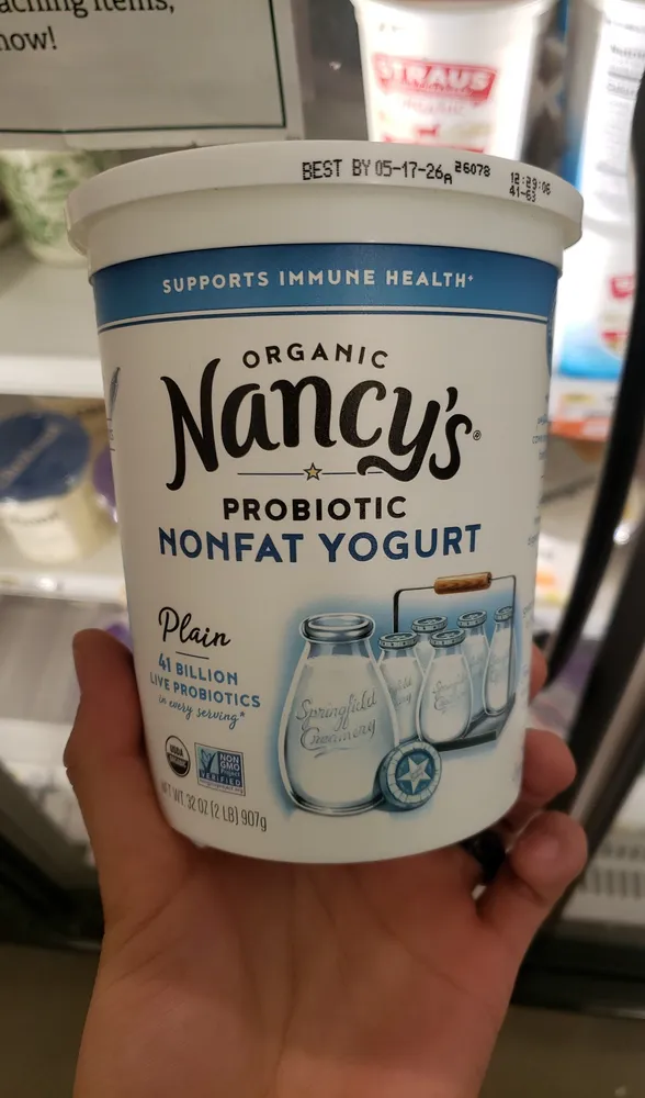 Probiotic Nonfat Yogurt