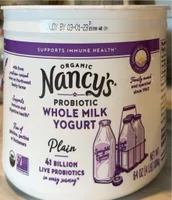 Organic Nancy's Probiotic Whole Milk Yogurt Plain