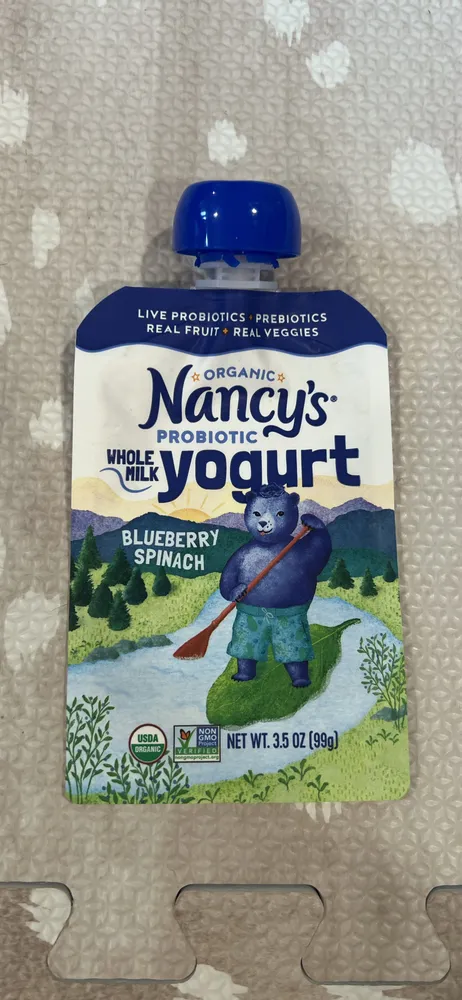 Blueberry Spinach Yogurt