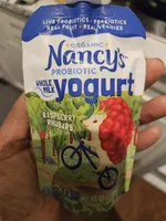 Organic Probiotic Whole Milk Yogurt Raspberry Rhubarb