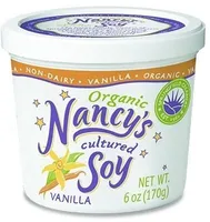 Nancy's, organic creamy yogurt-style cultured soy, vanilla