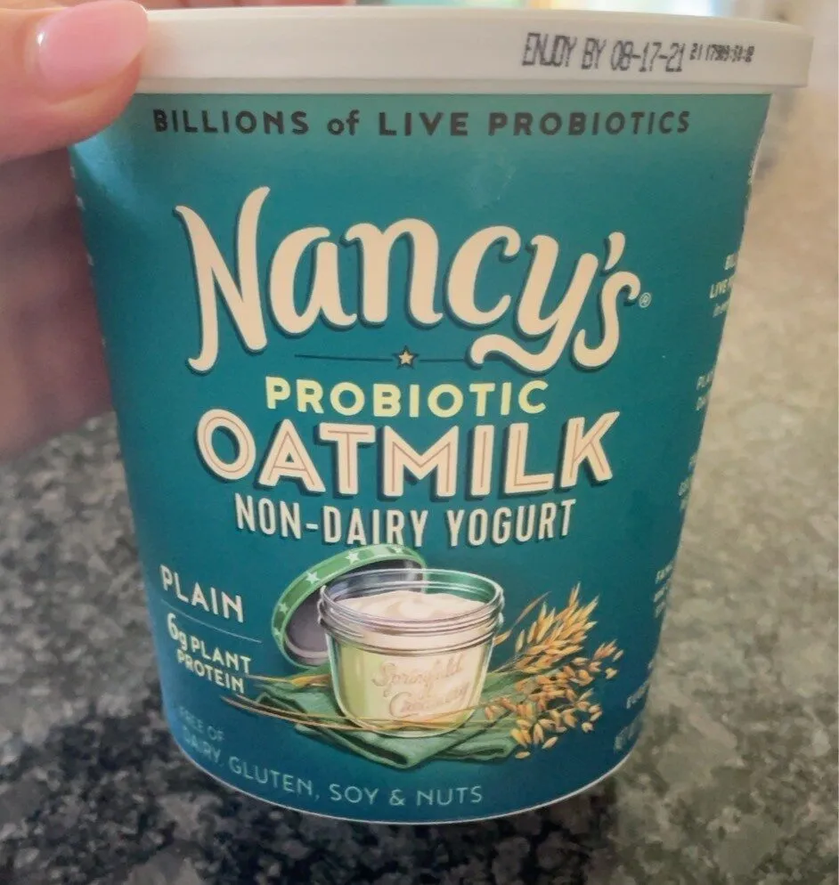 Probiotic Oatmilk Non-Dairy Yogurt- Plain