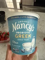 Organic Nancy's Probiotic Greek Nonfat Yogurt Plain