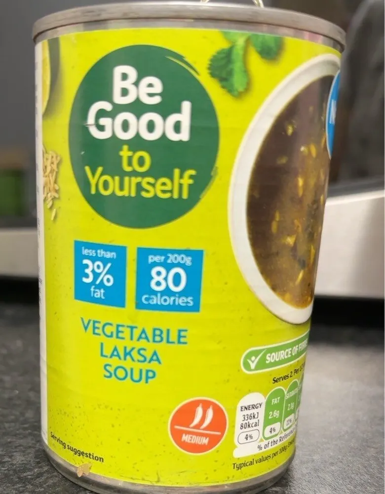 Vegetable laksa soup