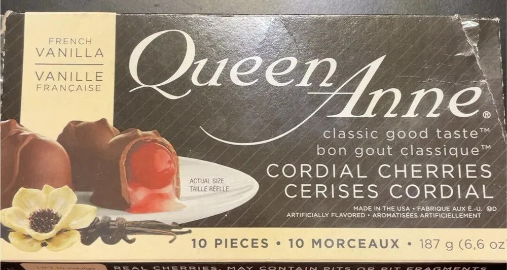 French vanilla cordial cherries