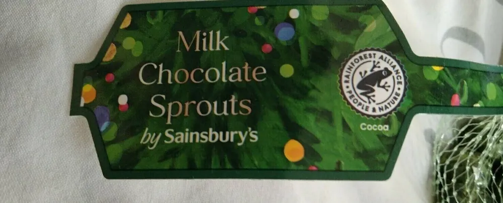 Milk chocolate sprouts