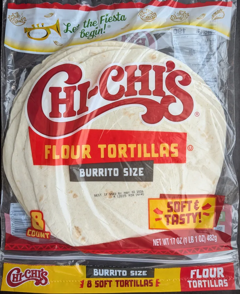 Flour Tortillas Burrito Size