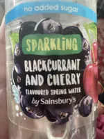 Sparkling Blackcurrant and Cherry Flavoured Spring Water