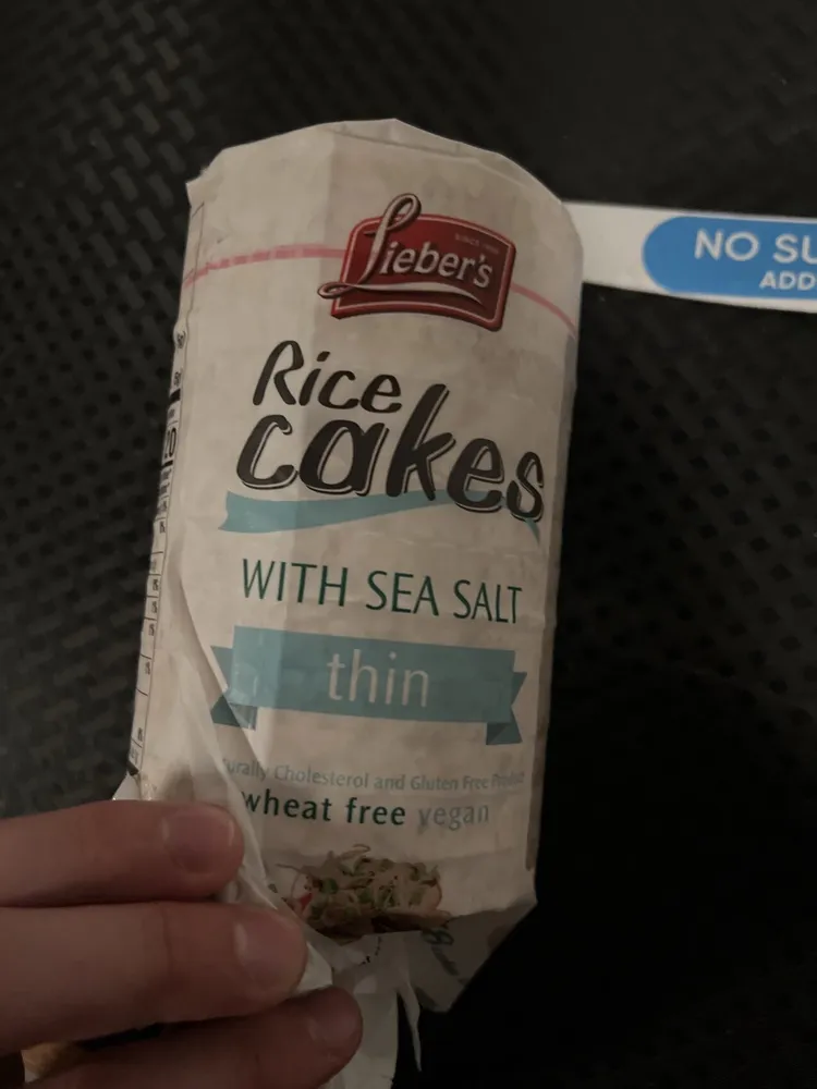 Rice cakes with sea salt thin