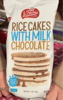Rice cakes with milk chocolate