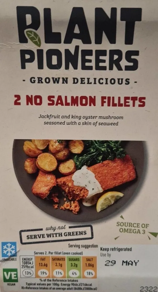 2 no salmon fillets