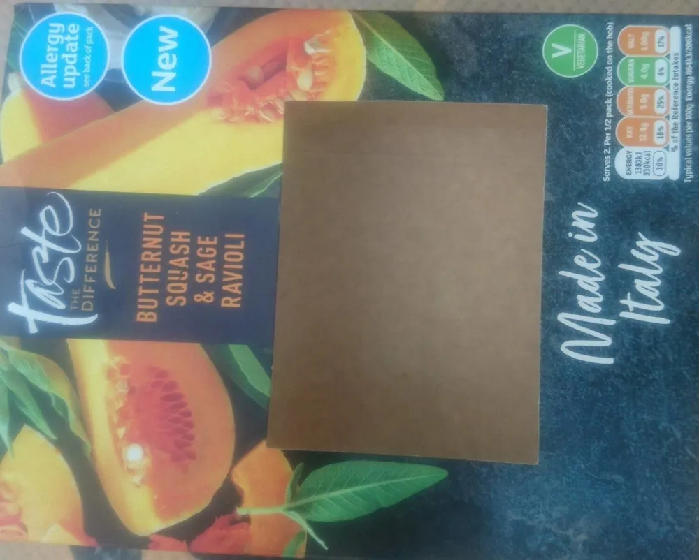 Butternut Squash & Sage Ravioli