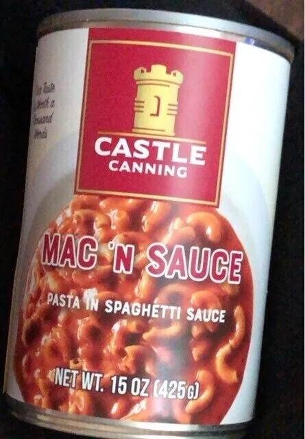 Mac 'N Sauce Pasta In Spaghetti Sauce