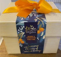 Orange and prosecco panetonne
