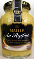 Moutarde préparée au Raifort Maille