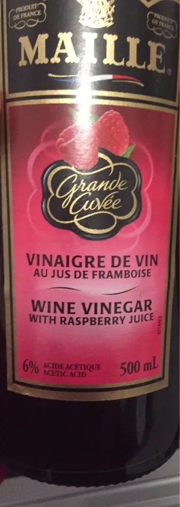 Vinaigre de vin au jus de framboise
