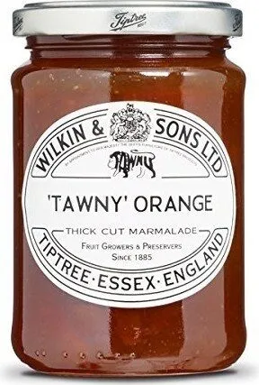 Tawny orange thick cut marmalade