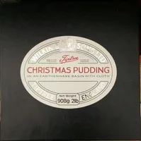 Boxed christmas pudding
