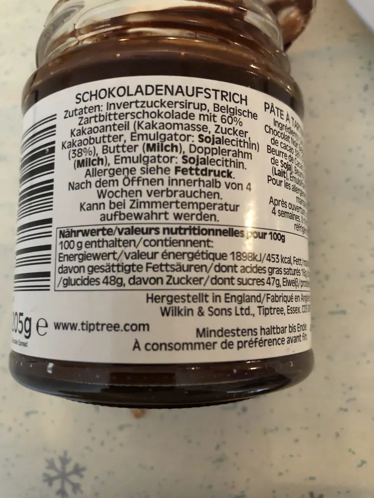 Chocolate spread