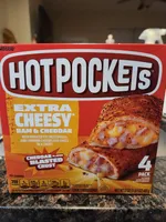 HOT POCKETS Extra Cheesy Ham & Cheddar