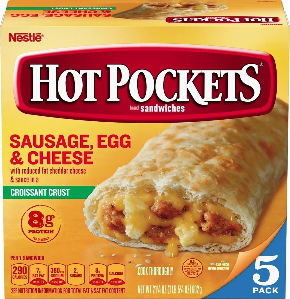 Frozen sandwiches sausage