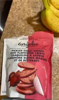 Craquelins à saveur d’ognions sucrés marinés et de bettrave