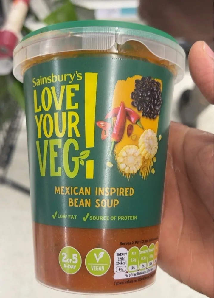 Mexican inspired bean soup