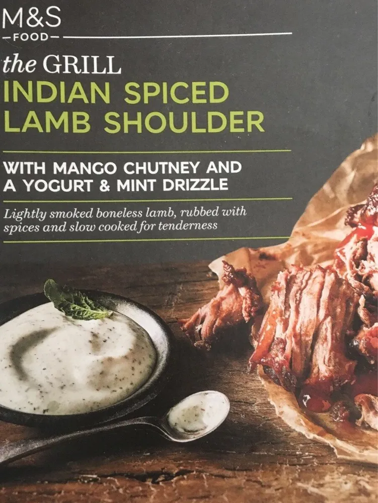 Indian spiced lamb shoulder